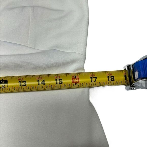 VENUS White Mini Dress with Beaded Detail - Picture 12 of 15